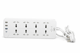 OlivLife 12-in-1 Extension Board with 8 Sockets, 3 USB & 20W Type-C PD Fast Charging (2500W)