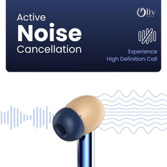 OlivLife FluxPods ANC earbuds blocking noise for focused work commute and travel