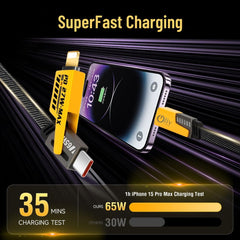 OlivLife 4-in-1 cable 240 Mbps high cable 65w fast charging