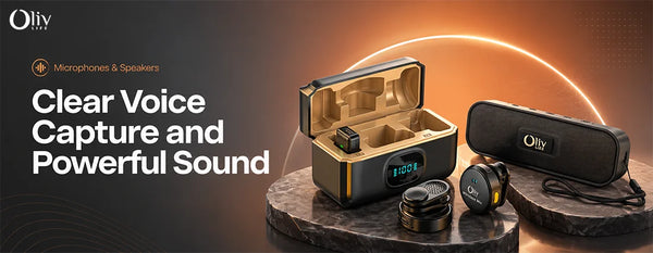 Wireless Microphones & Bluetooth Speakers
