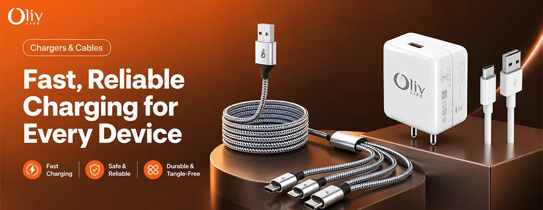 Fast Charging Cables & Wall Chargers