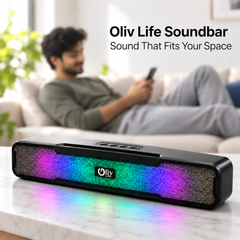 OlivLife Wireless Bluetooth Soundbar with Deep Bass