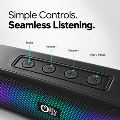 OlivLife Wireless Bluetooth Soundbar with Deep Bass