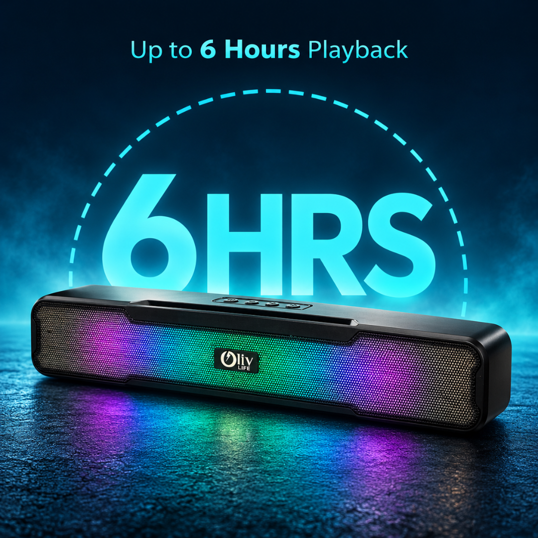 OlivLife Wireless Bluetooth Soundbar with Deep Bass