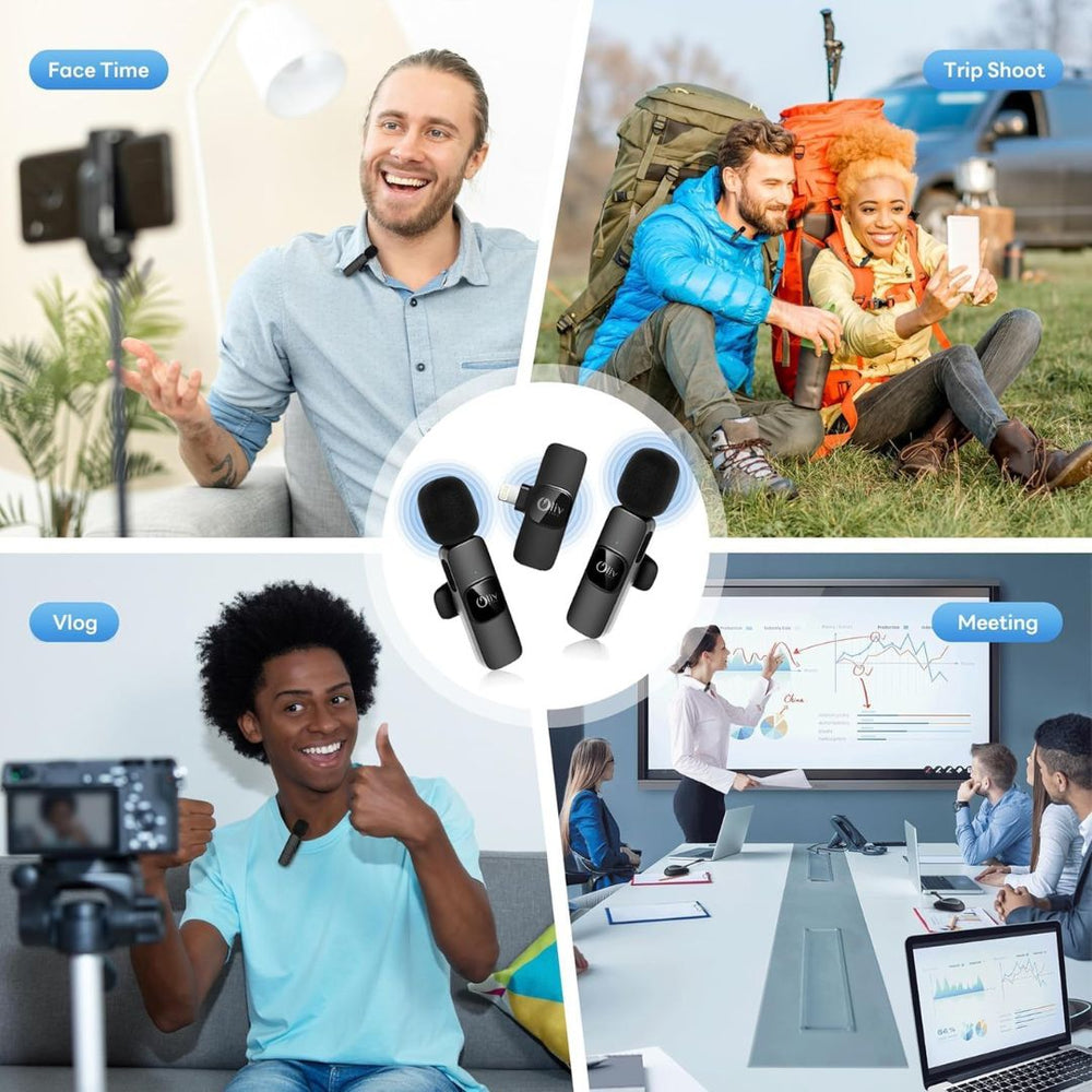 OlivLife wireless collar mic for online teaching and classroom presentations India