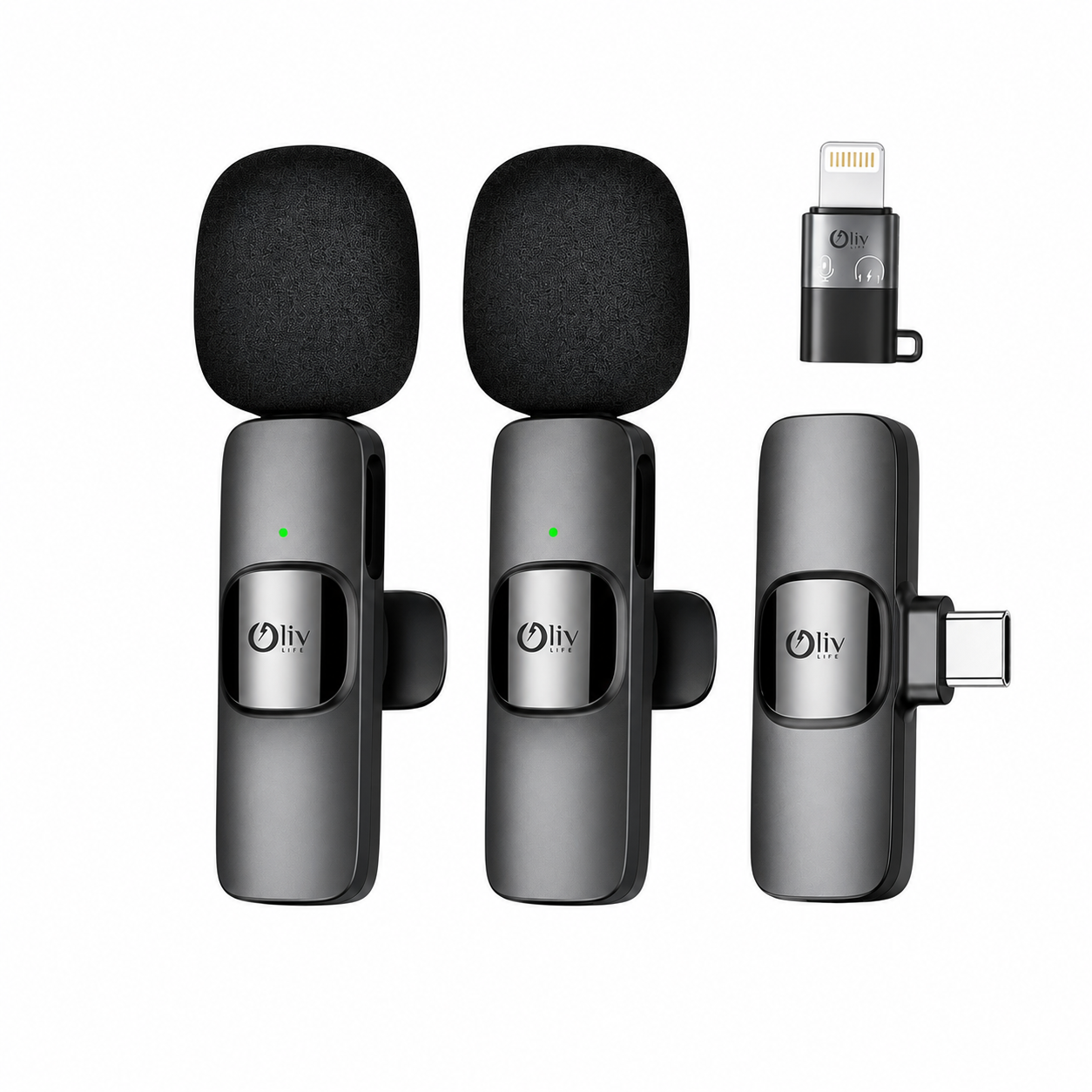 Oliv Life 3 in 1 Bluetooth Wireless Microphone