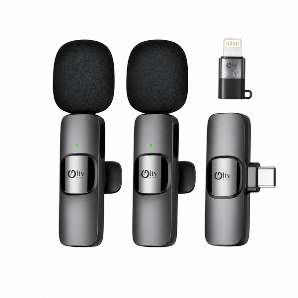 Oliv Life 3 in 1 Bluetooth Wireless Microphone