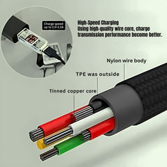 OlivLife 3 IN 1 Charging Cable (GREY)