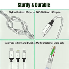 OlivLife 3 IN 1 Charging Cable (GREY)