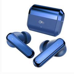 OlivLife Aura earbuds charging case with LED battery indicator