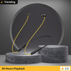 OlivLife Bluetooth neckband  – best neckband for calling India with built-in mic