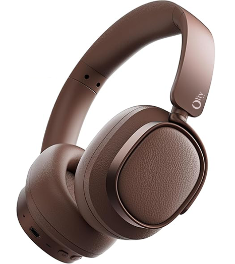 OlivLife Power Beats headphones in brown colour