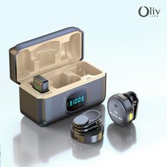 OlivLife wireless mic low latency transmission for perfect audio-video sync during recording