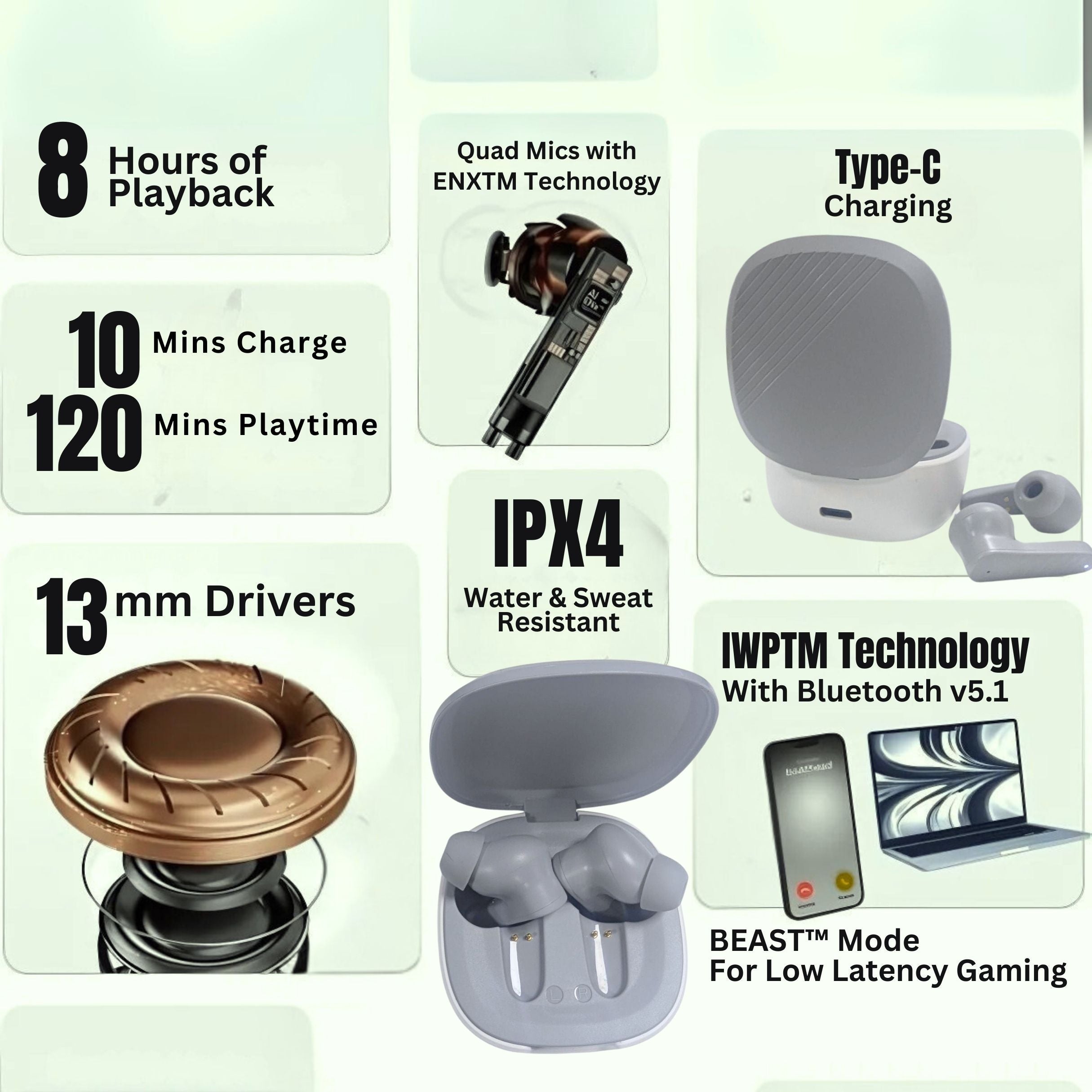 Best earbuds under 2000, best gaming earbuds, best wireless earbuds