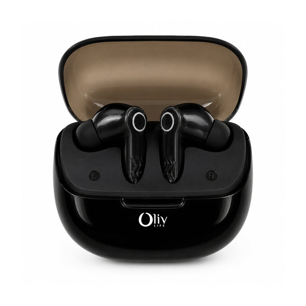 OlivLife Nero Wireless Earbuds with Deep Bass & ENC Mic | Bluetooth Earbuds for Calling and Gaming