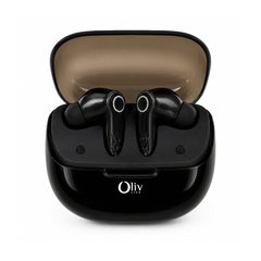 OlivLife Nero wireless earbuds with charging case