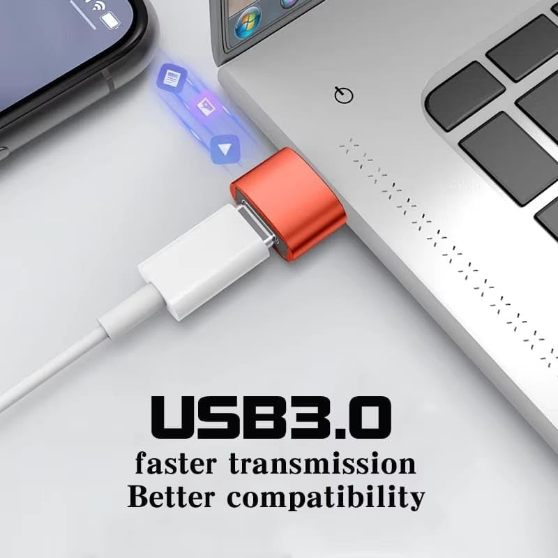 OlivLife 120W USB-C to OTG Adapter 6A Fast Charge Converter.