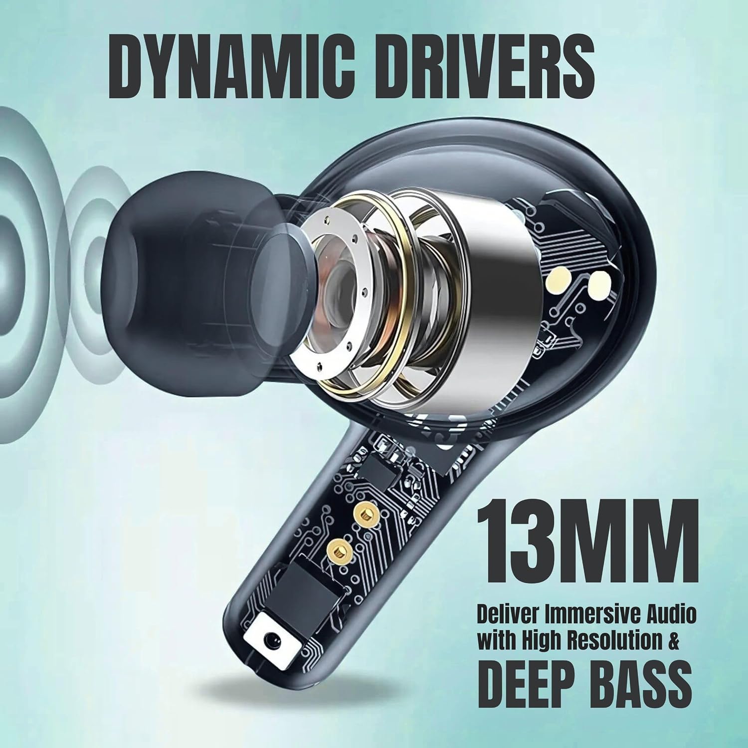 OlivLife Aura Wireless Earbuds with Deep Bass