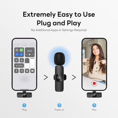 OlivLife wireless mic 20 metre range for presentations teaching and interview recording India