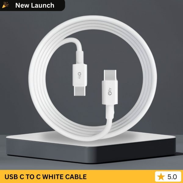 USB C To C White Cable