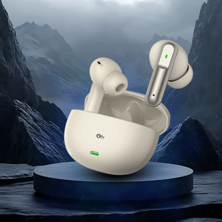 OlivLife AXCENT Earbuds (IVORY WHITE)