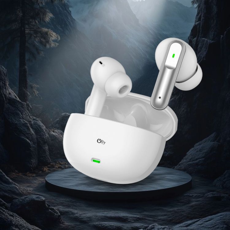 OlivLife AXCENT Wireless Earbuds (White)